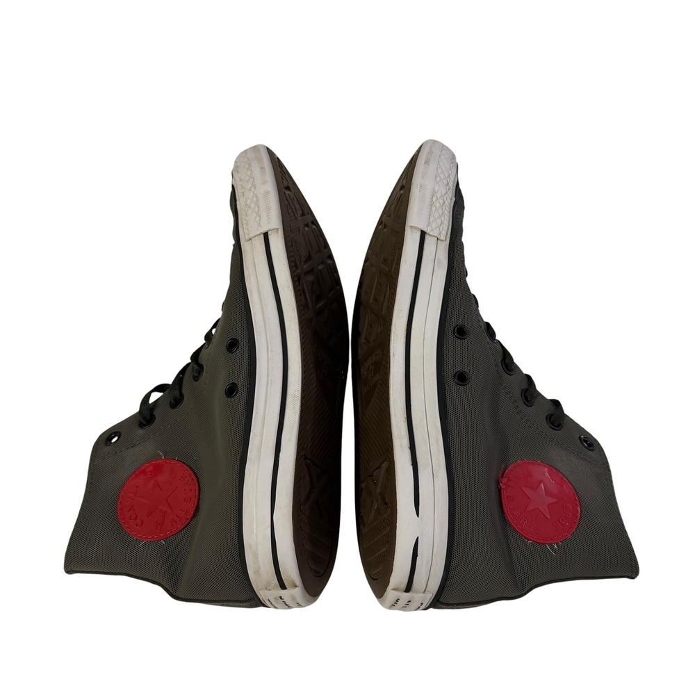Converse Chuck Taylor All Star High Top Olive Green Red Patch 153942N Mens 9